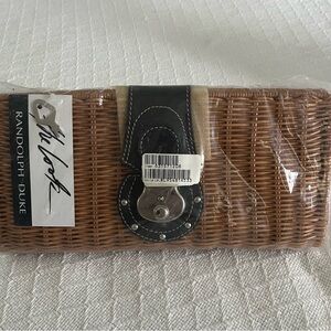 Randolph Duke The Look‎ Woven Convertible Shoulder Bag Clutch